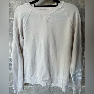 SOL ANGELES Ladies Women’s Size Medium Cream Sweatshirt 3 White Sleeve S…